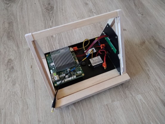 PC for FreeDOS based on Atomic PI (almost) assembled.