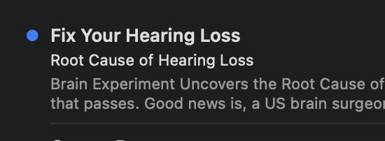 “Fix Your Hearing Loss”