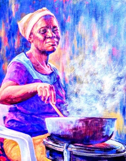 Woman cooking 