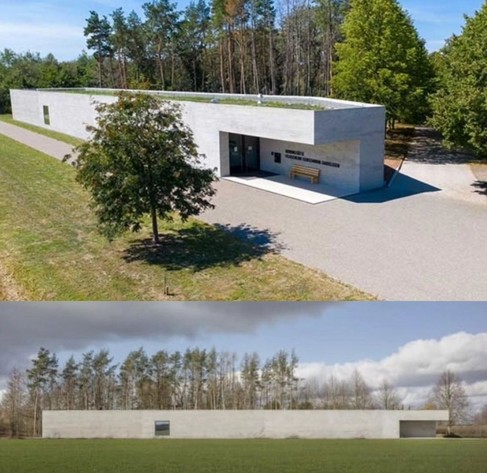 Das Dokumentationszentrum in der Gedenkstätte Feldscheune Isenschnibbe Gardelegen. 📸 Tom Przibilla