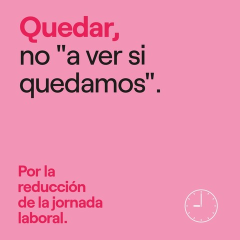 Quedar, no "a ver si quedamos".