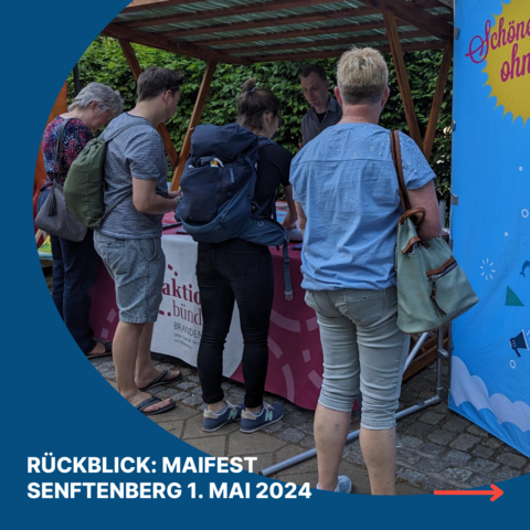 Tausende Besucher*innen waren beim MaiFest 2024. Hier kamen auch aktuelle Debatten zu Politik & Gesellschaft nicht zu kurz, sowohl auf den Bühnen, als auch an den Ständen. Gegen rechtsextreme Positionen in Südbrandenburg aktiv zu sein, braucht viel Kraft, Mut & Ausdauer. Die neue Bühne Senftenberg ist ein stabiler Anker vor Ort. Danke für das Engagement! 