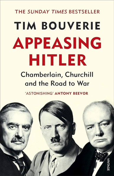 Appeasing Hitler: Chamberlain, Churchill and the Road to War ist ein Buch von Tim Bouverie aus dem Jahr 2019 über die britische Appeasement-Politik gegenüber Hitler in den 1930er Jahren. Bouverie erklärt die Politik als ein Produkt der britischen Reaktion auf den Ersten Weltkrieg.