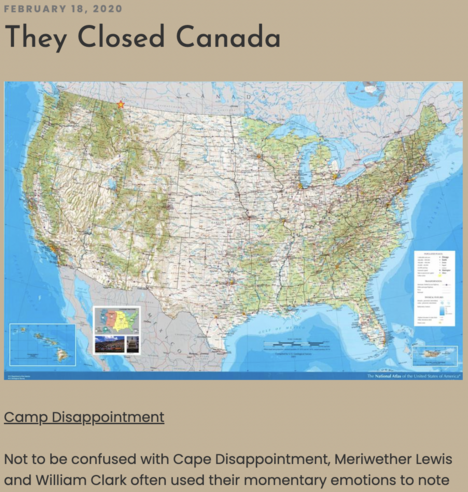 Pam Portland's blog post titled "They Closed Canada"