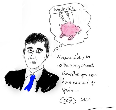 Sunak watching the chances of winning an election fly away 