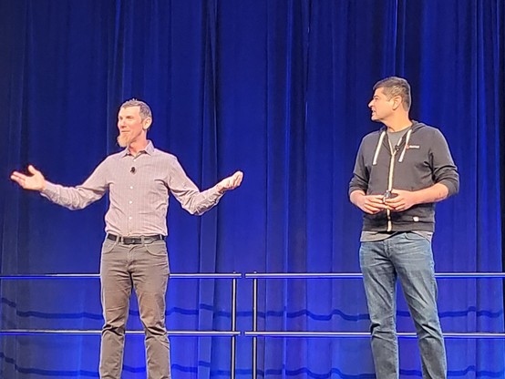 Chris and Ashesh keynote