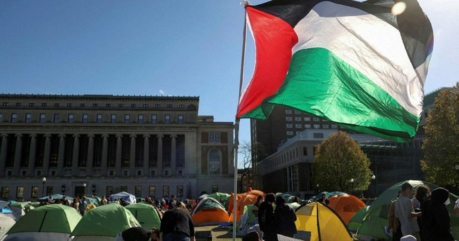 Student Gaza protest camp