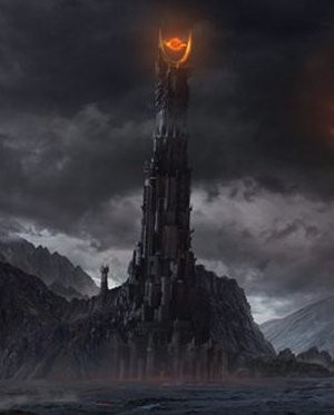 Barad Dur tower from LOTR