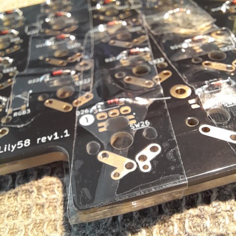 Tape on PCB