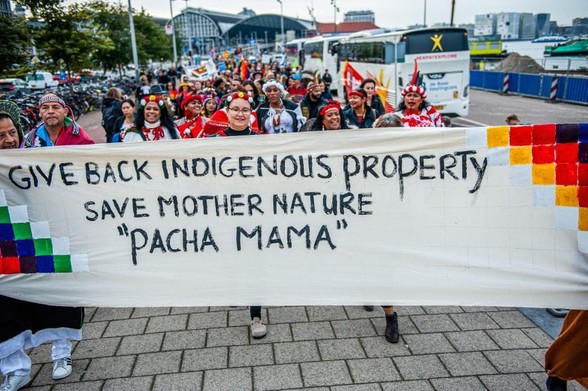 Indigenous protesters