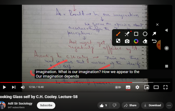 https://www.youtube.com/watch?v=UW65S_7iizE
Looking Glass self by C.H. Cooley. Lecture-58


55 views  18 Apr 2024  Lectures for supervisor post by jkssb
https://t.me/+O6ck8BKa3GZiZTI1
Featured playlist