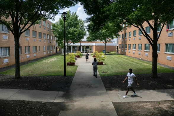 At Morehouse College in Atlanta, discontent over the Gaza war has played out relatively quietly, in classrooms and auditoriums rather than on campus lawns.Credit...Christian Monterrosa for The New York Times
