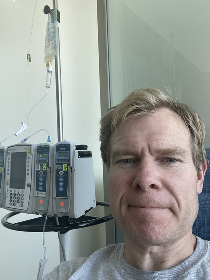Me at my infusion