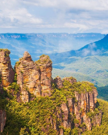 The Three Sisters in the Blue Mountains National Park, Australia