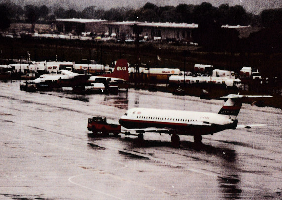 A somewhat damp day at the airport!