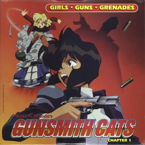 https://dubbing.fandom.com/wiki/Gunsmith_Cats - Poster/box art for the first OVA volume of Chicago-set “Gunsmith Cats”