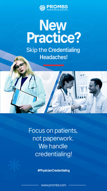 𝑵𝒆𝒘 𝑷𝒓𝒂𝒄𝒕𝒊𝒄𝒆? 𝑩𝒊𝒈 𝑫𝒓𝒆𝒂𝒎𝒔? 

Skip the credentialing stress and start seeing patients faster. PROMBS helps you navigate the process smoothly & efficiently. 
https://www.prombs.com/
