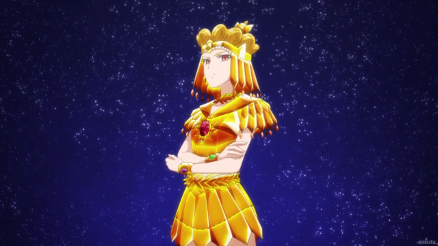 Sailor Galaxia from the anime movie Pretty Guardian Sailor Moon Cosmos the Movie Part 1.