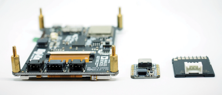 Connection types in the Adafruit (STEMMA/STEMMA-QT, left), SparkFun (Qwiic, center), and Seeed (Grove, right) systems.