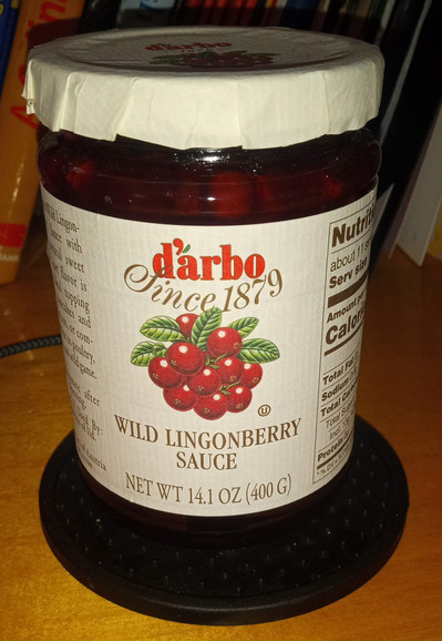 Darbo, since 1879, Wild Lingonberry Sauce.
