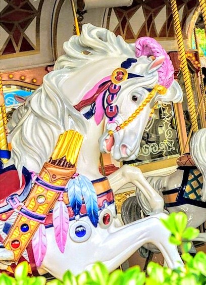 Photo Merry-Go-Round horse 