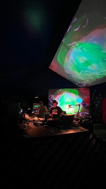 @mideric and @matjö playing live  techno on hardware synths at #superbooth24