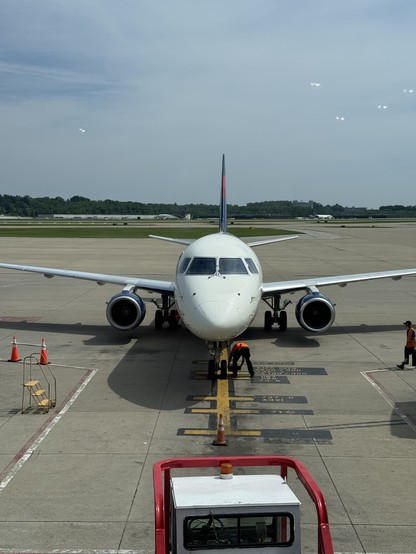 My plane waiting to take me away.