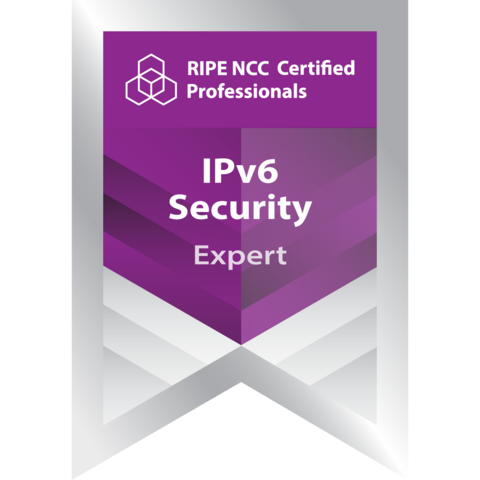Badge: RIPE NCC Certified Professionals - IPv6 Security Expert