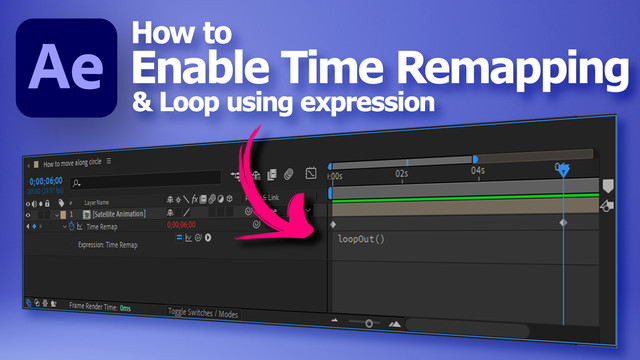 How to use time remap in AE 