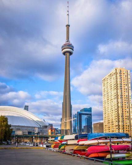 Harbourfront neighborhood in Toronto, Ontario