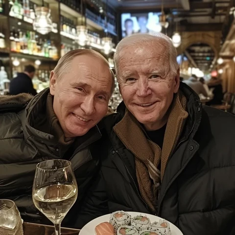Putin and Biden night on the town #parody