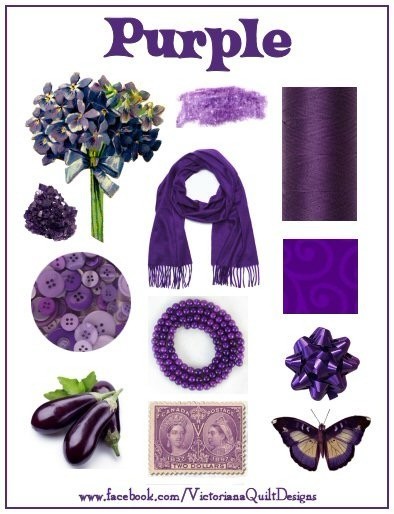 Purple things. 