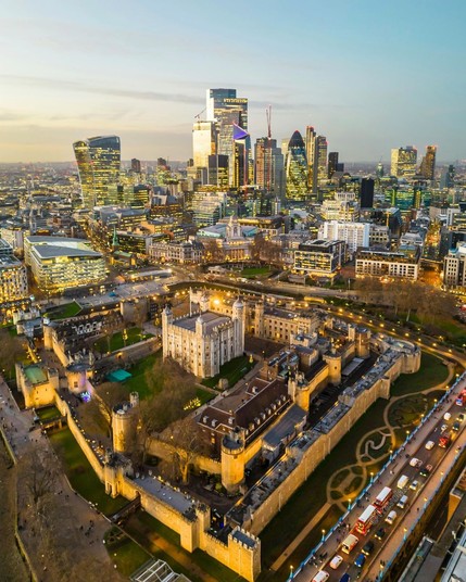 Tower of London, England.