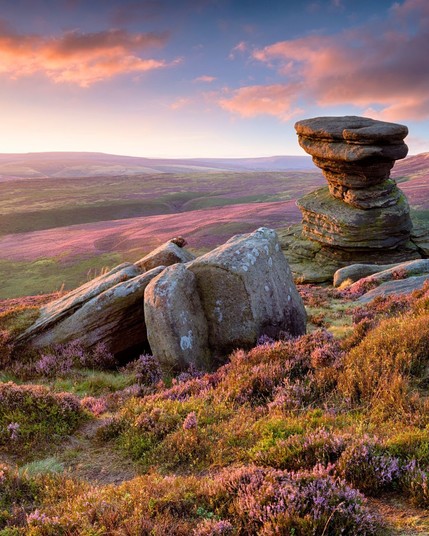 The Salt Cellar in Peak District, England.