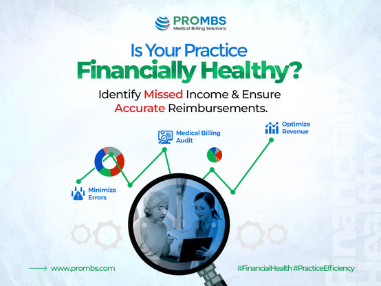 Boost Your Practice's Financial Health with ProMBS!
Is your medical practice missing out on potential income? 🏥🔍 Identify lost revenue and ensure accurate reimbursements with our expert Medical Billing Audit. Minimize errors, optimize revenue, and secure your financial future.
Visit www.prombs.com now to get started! 🚀 
#FinancialHealth #PracticeEfficiency #MedicalBilling #prombs #RevenueOptimization #HealthcareManagement #MedicalAudit #RevenueCycle #HealthcareRevenue #BillingSolutions #HealthPractice
