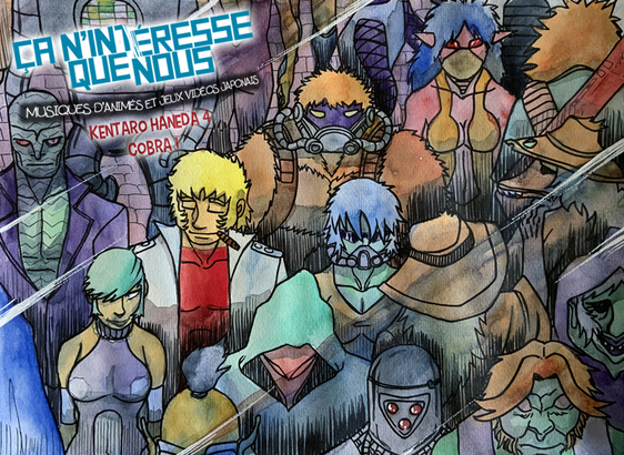 Cobra au milieu d’une foule étrange,comme dans le premier épisode.