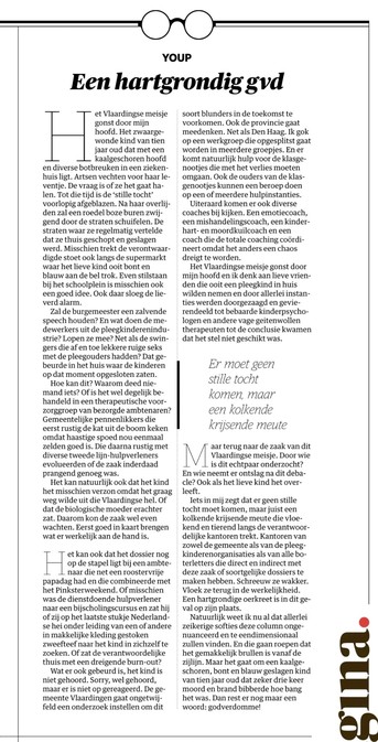 Column uit de NRC van vandaag.