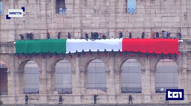 Roma, dai Fori Imperiali- Parata Militar, 2024-06-02, 09-00-26, Rai 1 HD