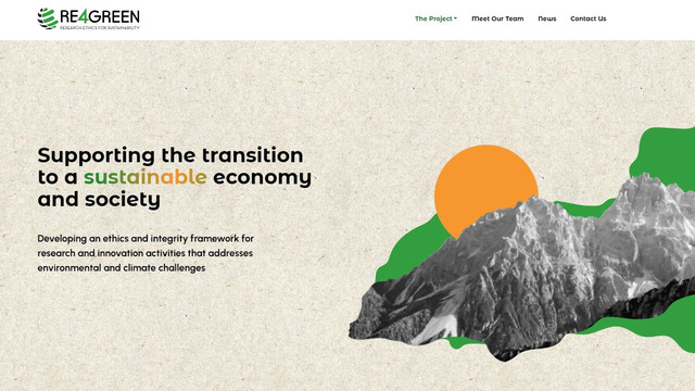 Website des EU-Projektes RE4GREEN (c) RE4GREEN