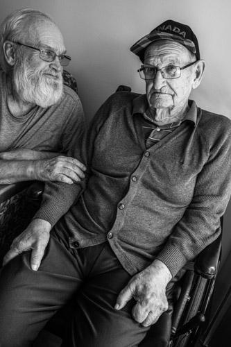 Portrait of Canadian World War II veterans