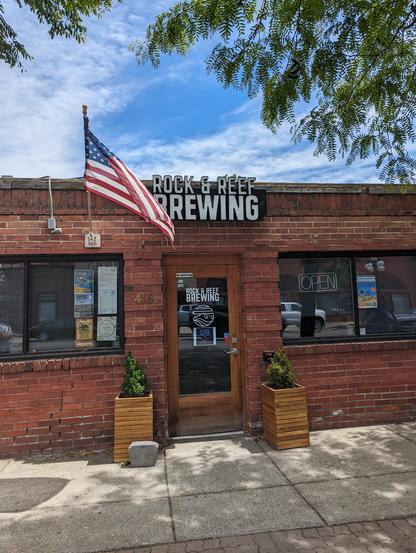 Rock and Reef brew pub in Ellensburgh, WA