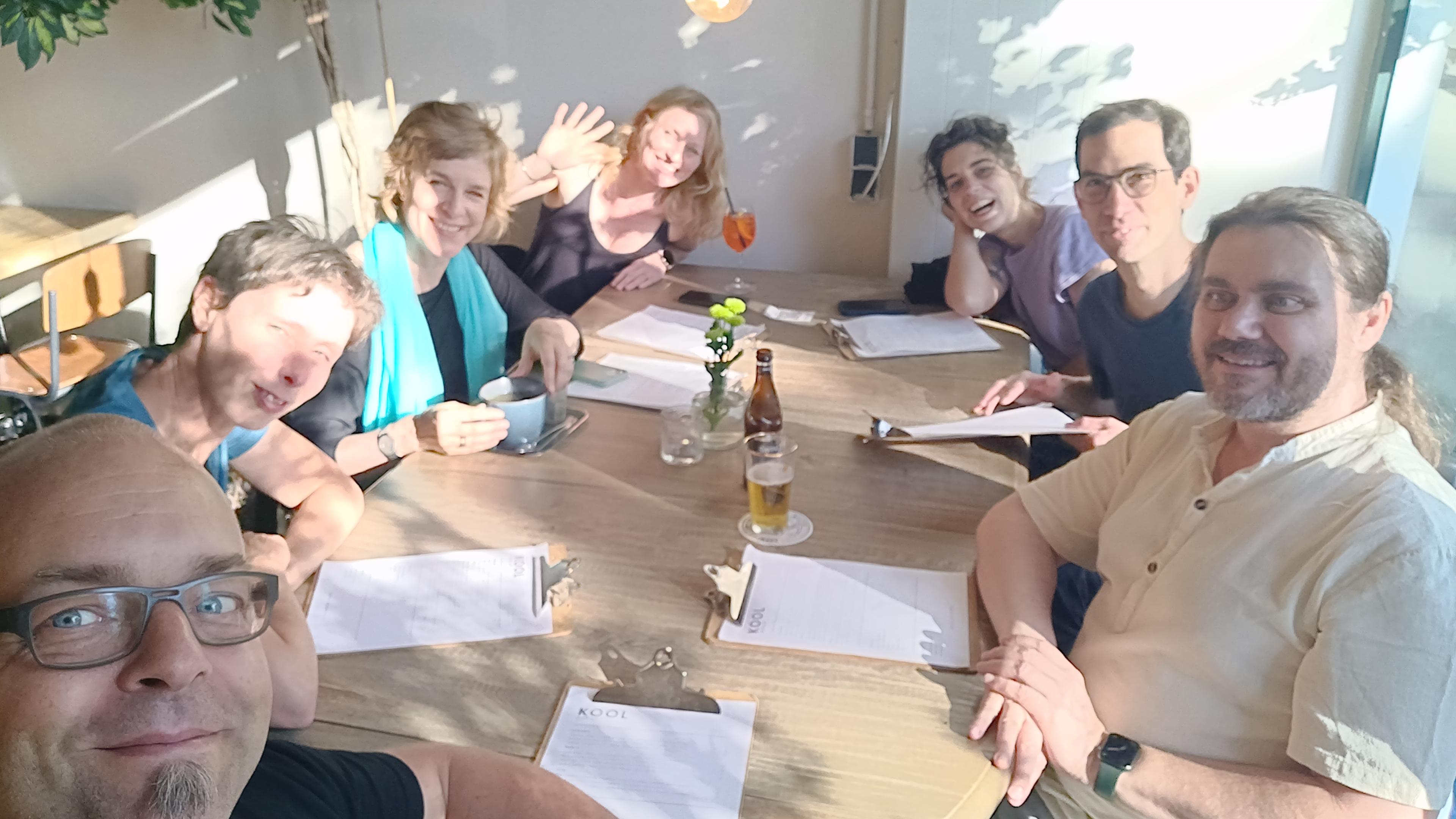 #accessibility Club Summit 2024 in Amsterdam kicking off with a vegan dinner and some fine folks knowing each other m...