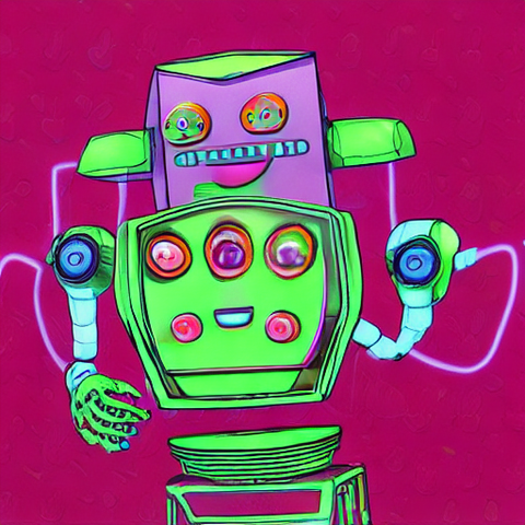 Shitty drawing of a robot.