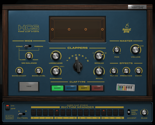 Robotic Bean Hand Clap Studio