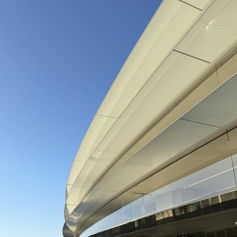 Apple Park at sunset