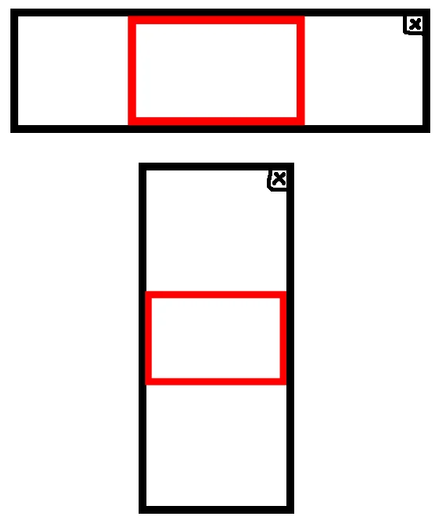 Illustration of desired result.

If page aspect ratio is greater than desired box aspect ratio, the box stretches across the whole viewport vertically and is in the middle horizontally.

If page aspect ratio is smaller than desired box aspect ratio, the box stretches across the whole viewport horizontally and is in the middle vertically.