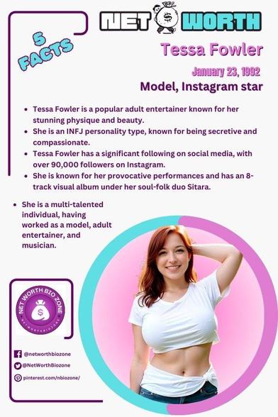 Adult Star Tessa Fowler's Net Worth And Biography