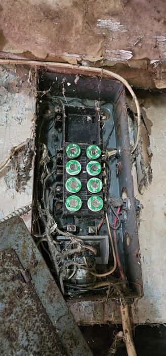 old fuse box.