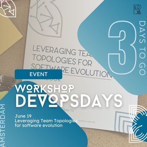 Workshop "Leveraging Team Topologies for Software Evolution" at DevOpsDays in Amsterdam in 3 days.