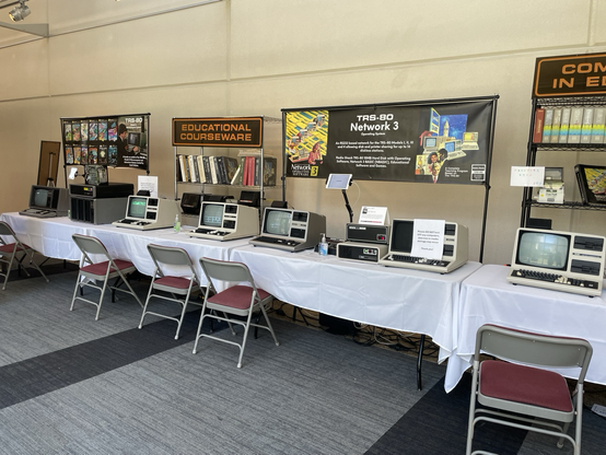 TRS-80 Network 3 exhibit.